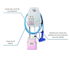 Centrale de Nettoyage Carénée 1 Produit 20 mètres