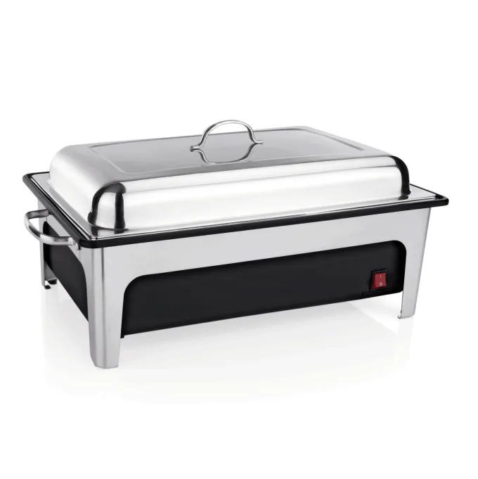 Chafing Dish en Acier au nickel-chrome puissance : 1,85 L 640 mm l 350 mm H 260 mm - Was Germany