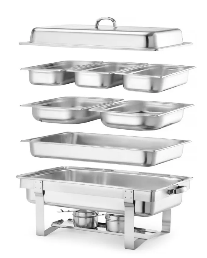 Chafing dish Gastronorme 1/1 Kitchen Line 9L 585x385x(H)315 mm - Hendi