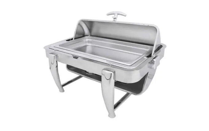 Chafing dish GN1/1 avec couvercle rabattable 90° - Atosa