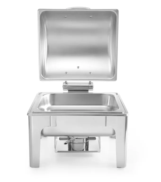 Chafing dish GN 2/3 finition poli miroir Profi Line 6L 395x405x(H)320mm - Hendi