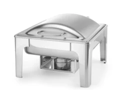 Chafing dish GN 2/3 finition satiné Profi Line 6L 395x430x(H)290mm - Hendi