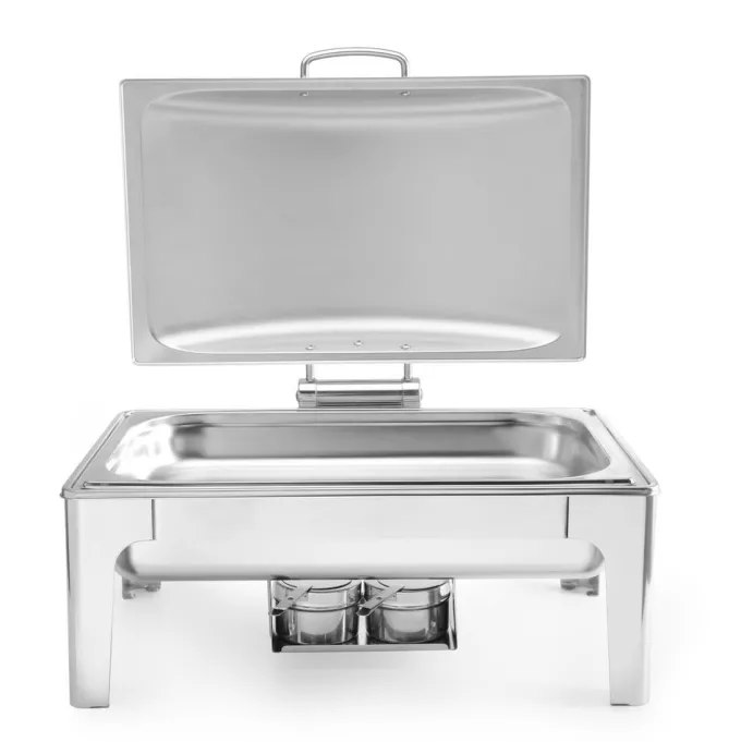 Chafing dish GN 1/1 finition satiné Profi Line 9L 570x430x(H)290mm - Hendi
