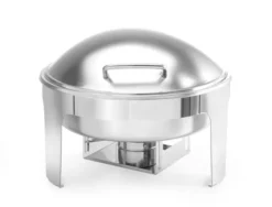 Chafing dish rond finition satiné Profi Line 6L 465x420x(H)320 mm - Hendi