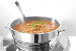Chafing dish à soupe finition poli miroir Profi Line 10L 420x(H)380 mm - Hendi