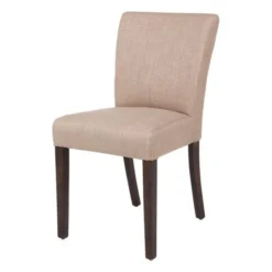 Chaise Contemporaine en Toile de Jute Écrue - Lot de 2 - Bolero