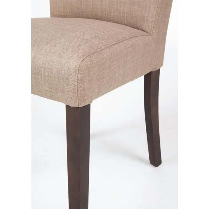 Chaise Contemporaine en Toile de Jute Écrue - Lot de 2 - Bolero