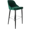 Chaise De Bar Velours Vert Ainhoa - Ligne CHR