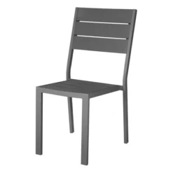 Chaises à Lattes Valletta Grises - Lot de 4 - Bolero