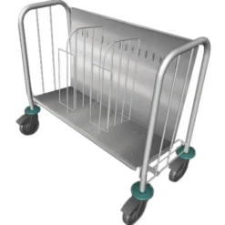 Chariot Assiettes Inox 200 Assiettes D.260mm - L2G