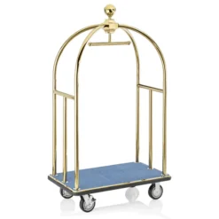 Chariot à bagages en Acier Inoxydable bleu L 1120 mm l 610 mm H 1860 mm 2 - Was Germany