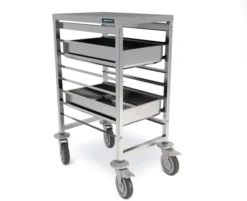 Chariot Bas de Transport GN 1/1 Renforcé en Inox - Distform