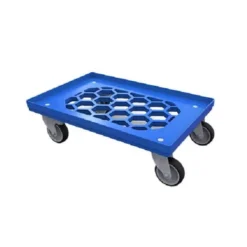 Chariot Bleu Bac 600 x 400 - Matériel CHR Pro