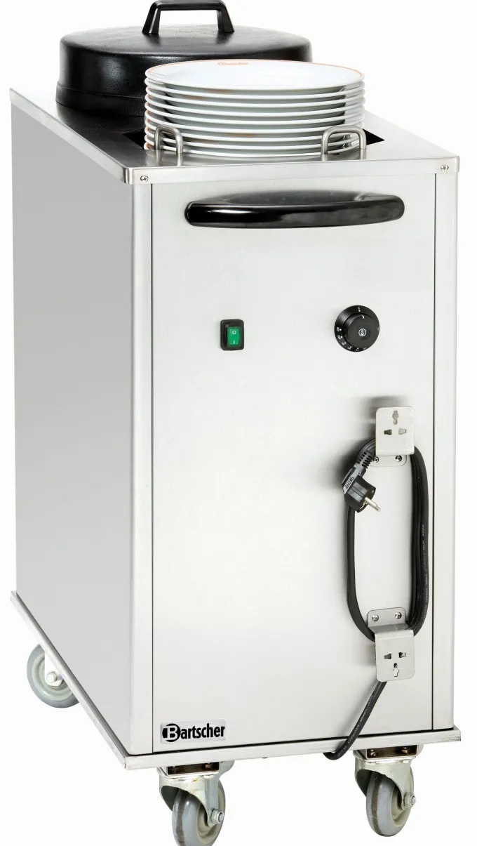 Chariot Chauffe Assiette - 2x50 assiettes - 2,0 kW - Bartscher