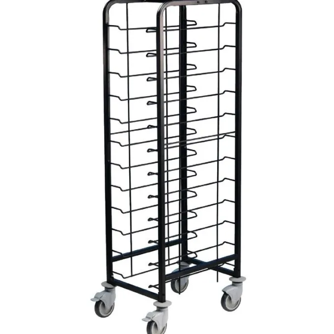 Chariot Chr Inox Professionnel 12 Plateaux - Acier Thermolaqué