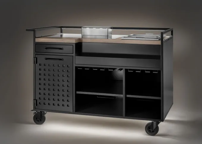 Chariot à Cocktail avec Eclairage LED - Pujadas