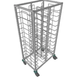 Chariot de Débarrassage Inox 2x12 Niveaux - L2G