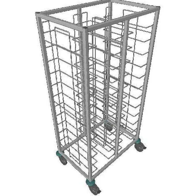 Chariot de Débarrassage Inox 2x12 Niveaux - L2G