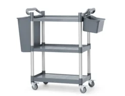 Chariot de service en polypropylène 800x410x(H)950 mm - Hendi