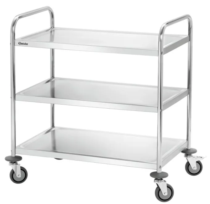 Chariot de service et débarrassage Inox - Bartscher