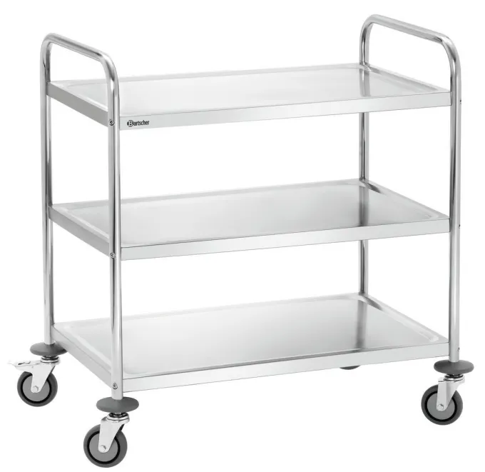 Chariot de service et débarrassage Inox - Bartscher