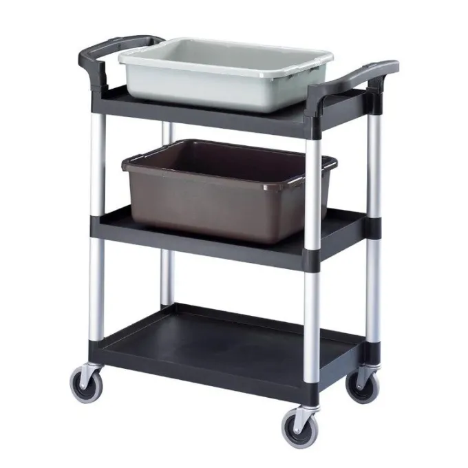 Chariot de service 3 niveaux noir - Cambro