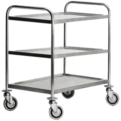 Chariot de service, 3 étagères 1000 mm - CR 103 - Redfox