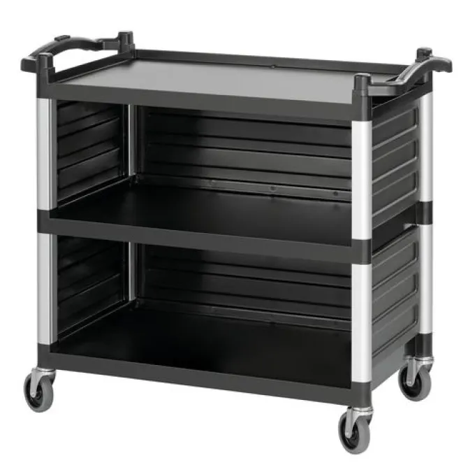 Chariot de service TSA300V - avec 3 tablettes - Bartscher