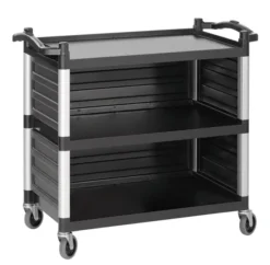 Chariot de service TSA300V - avec 3 tablettes - Bartscher