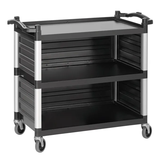 Chariot de service TSA300V - avec 3 tablettes - Bartscher