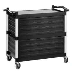 Chariot de service TSA300V - avec 3 tablettes - Bartscher