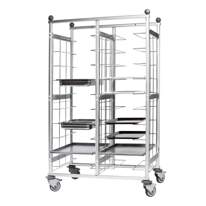 Chariot d’étagères GN 20 inserts VR 20 GN - Redfox