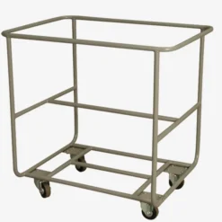 Chariot epoxy pour bac grand volume semi-cylindrique 170 L - Gilac
