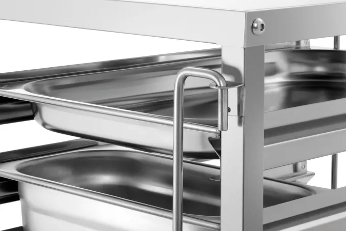 Chariot à Etagères Inox 7 x GN 1/1 Barstcher