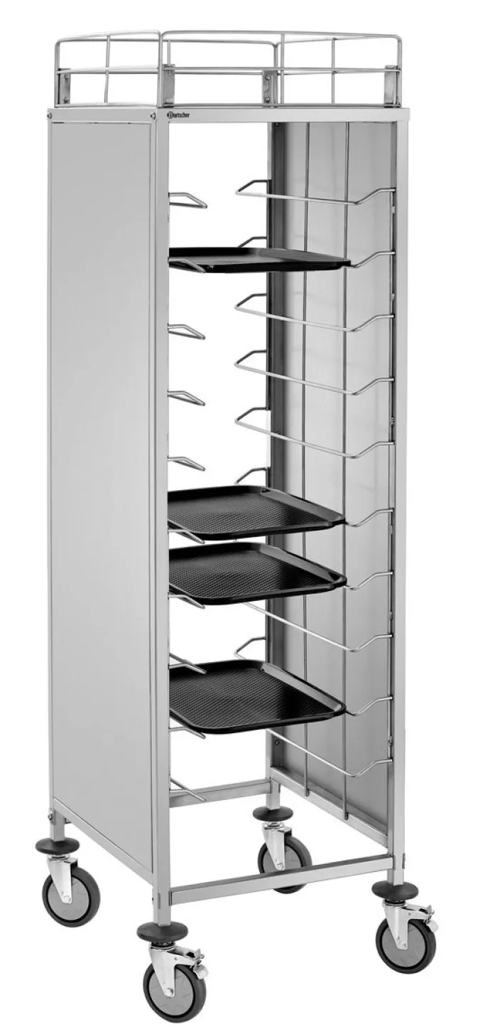 Chariot à Etagères Inox 10 x GN 1/1 - Barstcher