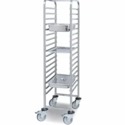 Chariot à Glissières avec 17 Niveaux pour Bacs GN 1/1 - Pujadas