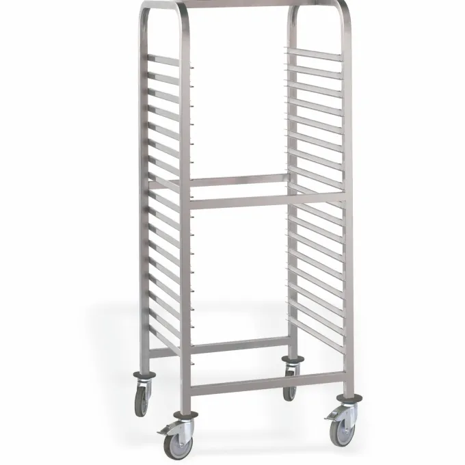 Chariot à Glissières Démontable 17 Niveaux pour Bacs GN 2/1 - Pujadas