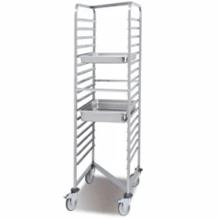 Chariot à Glissières Emboîtable 17 Niveaux pour Bacs GN 1/1 - Pujadas