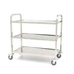 Chariot Inox - 3 Étagères - Maxima