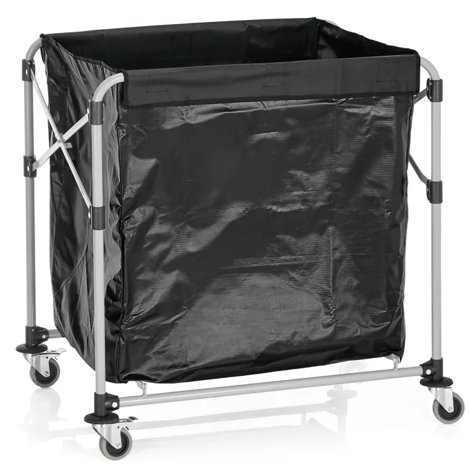 Chariot à Linge en Fer avec 4 Roulettes 89,5 x 66 x 86 cm - Was Germany