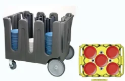 Chariot Modulable pour Assiettes Rondes - Pujadas