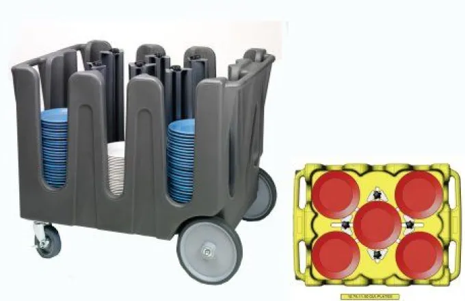 Chariot Modulable pour Assiettes Rondes - Pujadas