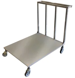 Chariot Plateforme Inox 304 Plateau Plein - L2G - 410102