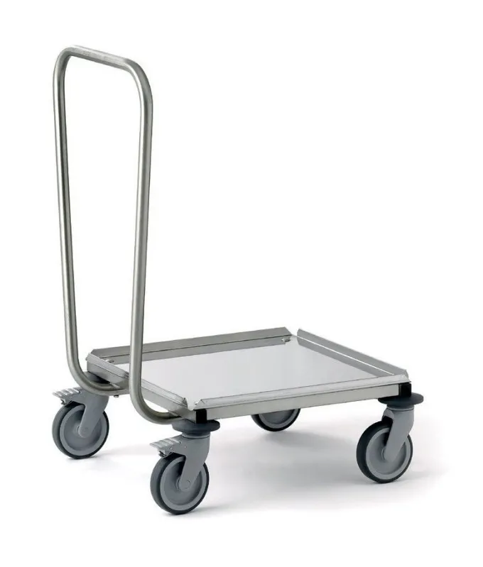 Chariot Porte Casiers avec Poignée - 510 x 510 mm - Nosem