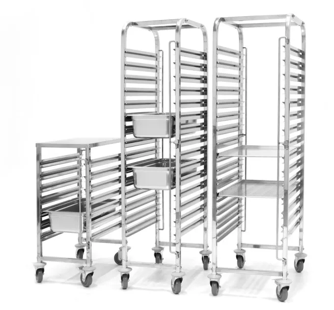 Chariot porte-plateaux - 7 x GN 1/1 445x615x(H)945 mm - Hendi