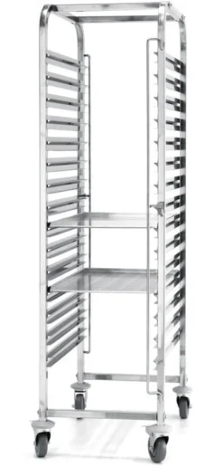 Chariot porte-plateaux - 15x 600x400 515x680x(H)1710 mm - Hendi