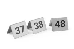 Chevalets de table numérotés Numéros 37-48 50x35x(H)40mm - Hendi