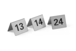 Chevalets de table numérotés Numéros 13-24 50x35x(H)40mm - Hendi