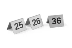 Chevalets de table numérotés Numéros 25-36 50x35x(H)40mm - Hendi