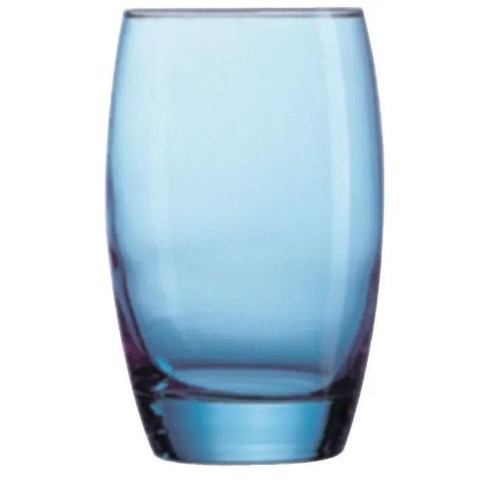 Chopes bleus Arcoroc Salto Ice Blue 350 ml - Lot de 24